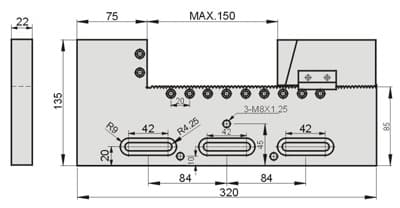 ETAU DE PRECISION INOX 232.99EDM-22-150 – Image 2